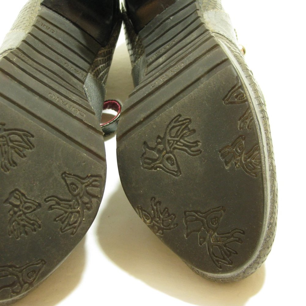 Two Tone Gray Platform Shoes - Picture 6 of 6